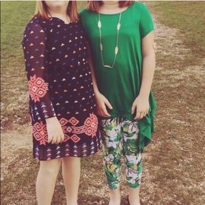🌞 GB girls : geo print long sleeved girl’s dress